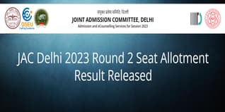 JAC Delhi 2023 Round 2 Seat Allotment Result Released @jacdelhi.admissions.nic.in; Check Details Here